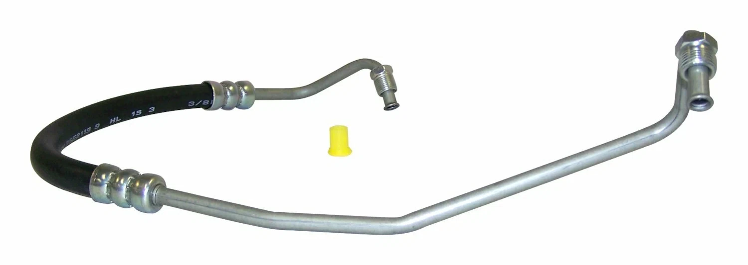 Vintage - Metal Black Power Steering Pressure Hose - J5357191